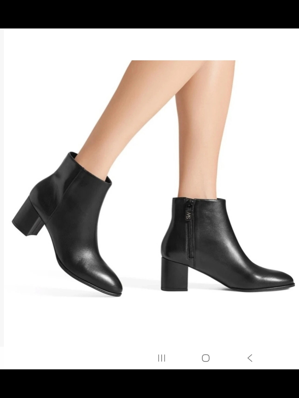 STUART WEITZMAN  Kiandra leather ankle boots Women's Size EU39.5 / US 9 NWB
